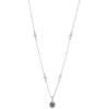 Kendra Scott Nola Pendant Necklace for Women, Fashion Jewelry(RHODIUM – PLATINUM DRUSY)