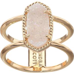 Kendra Scott Elyse Ring for Women, Fashion Jewelry(ROSE GOLD – IRIDESCENT DRUSY)