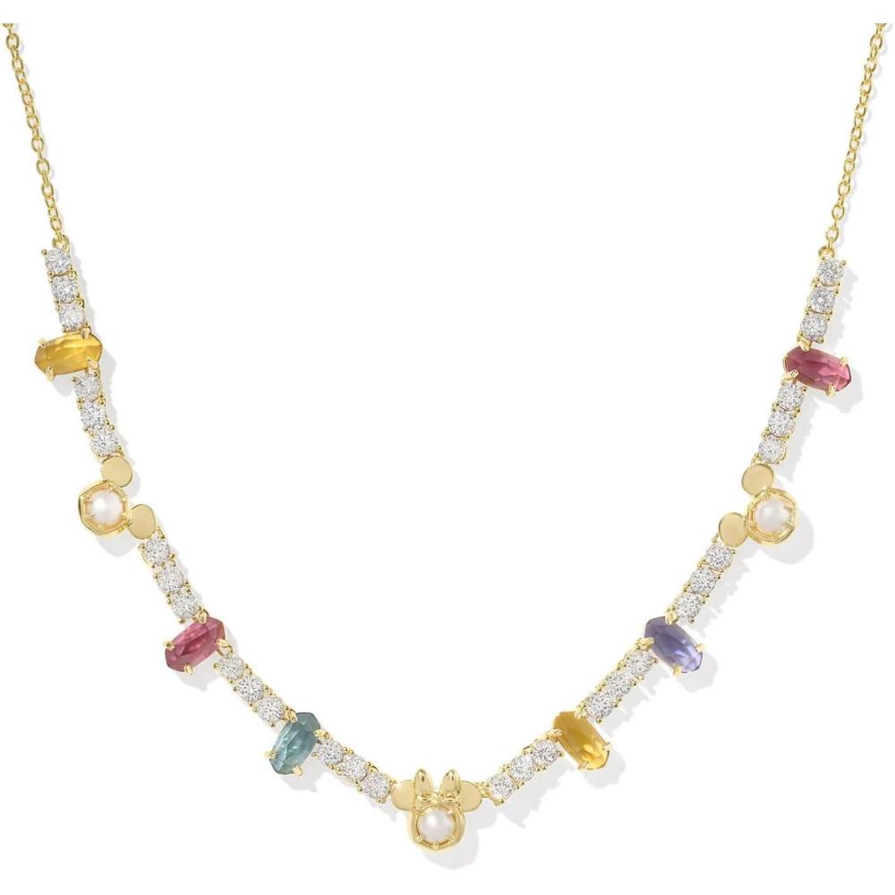 image:imageKendra Scott x Disney Mickey Mouse and Minnie Mouse Tennis Necklace Fashion Jewelry for WomenGOLD MULTI MIX