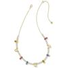Kendra Scott x Disney Mickey Mouse and Minnie Mouse Tennis Necklace, Fashion Jewelry for Women(GOLD – MULTI MIX)