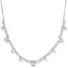 Kendra Scott x Disney Mickey Mouse and Minnie Mouse Tennis Necklace, Fashion Jewelry for Women(RHODIUM – WHITE CRYSTAL)