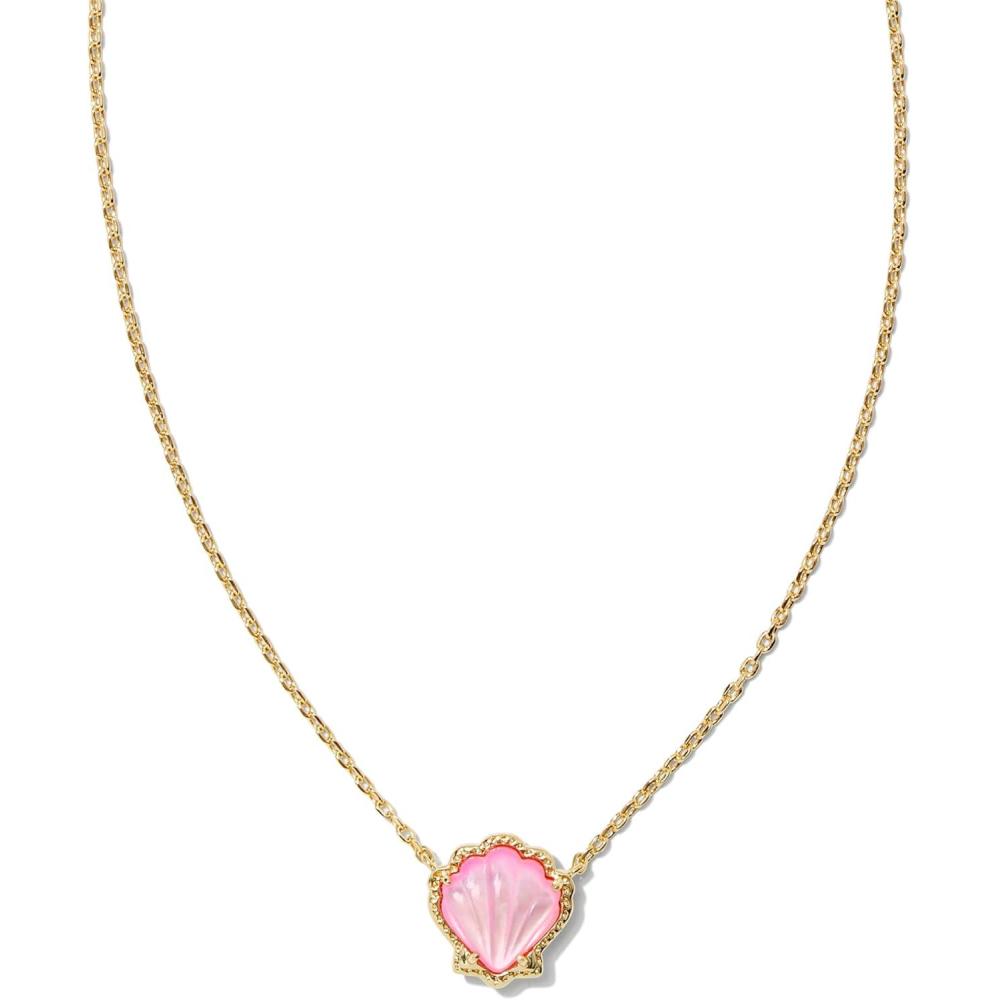 image:imageKendra Scott Brynne Shell Short Pendant Necklace Fashion Jewelry for WomenBLUSH MOTHER OF PEARL