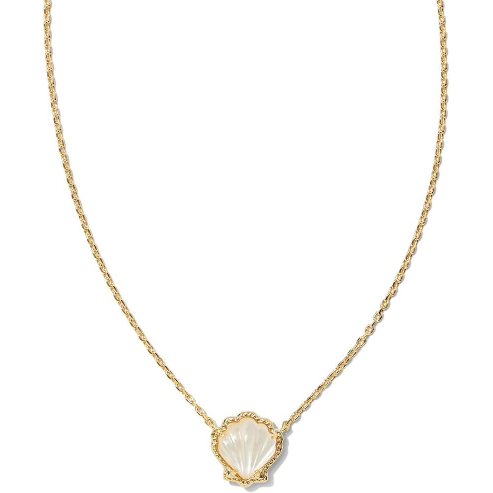 image:imageKendra Scott Brynne Shell Short Pendant Necklace Fashion Jewelry for WomenIVORY MOTHER OF PEARL
