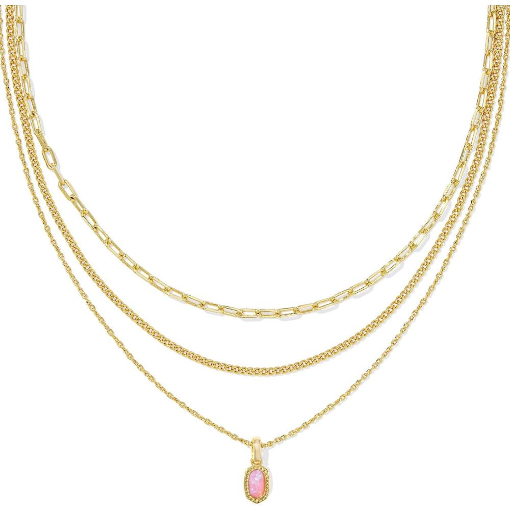 image:imageKendra Scott Mini Elisa Triple Strand Necklace Fashion Jewelry for WomenCARNATION KYOCERA OPAL