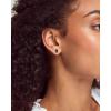 Kendra Scott Emilie Stud Earrings for Women, Fashion Jewelry(ROSE GOLD – SAND DRUSY)