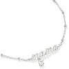Kendra Scott Mama Crystal Delicate Chain Bracelet, White Cubic Zirconia, Fashion Jewelry for Women(RHODIUM METAL)