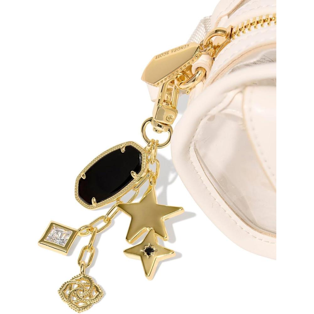 image:imageKendra Scott Game Day Bag Charm Fashion Jewelry for WomenGold  Black Agate