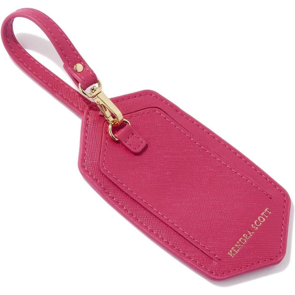 image:imageKendra Scott Leather Luggage Tag Hot PinkHot Pink
