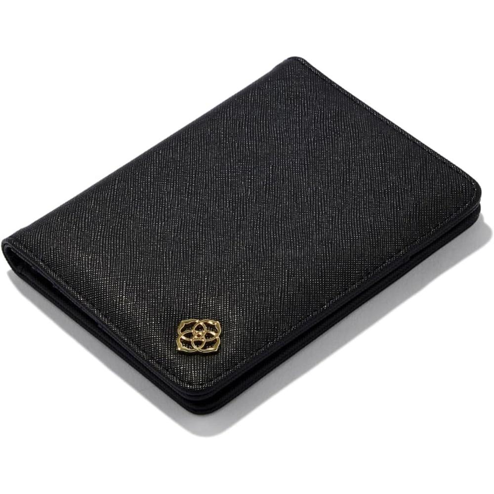 image:imageKendra Scott Passport Holder Black LeatherBLACK