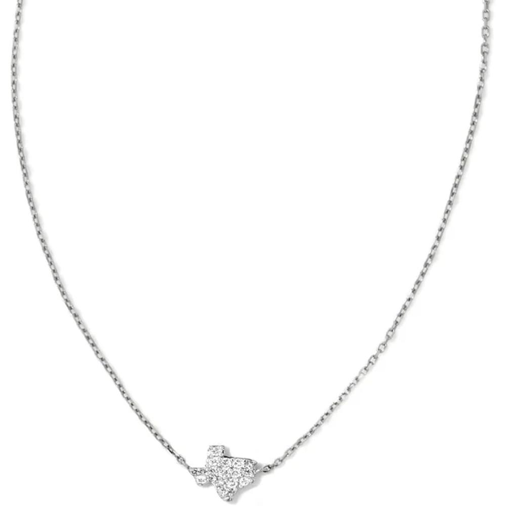 image:imageKendra Scott Tiny Texas 18k Gold Pendant Necklace18K WHITE GOLD