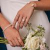 Kendra Scott Cathleen 14k Gold Band Ring, Fine Jewelry for Women(14K GOLD – WHITE PEARL)