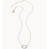 Kendra Scott Elisa 14K Gold Open Frame Necklace, Fine Jewlery for Women(14K YELLOW GOLD)