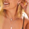 Kendra Scott Single Satellite Chain Necklace(STERLING SILVER)