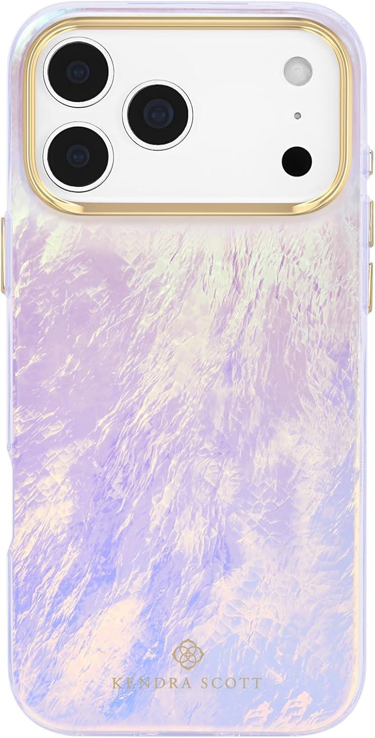 image:imageKendra Scott iPhone 17e16e151413 Case Compatible with MagSafe Designer Phone Case Faux Blue PearlFaux Blue Pearl