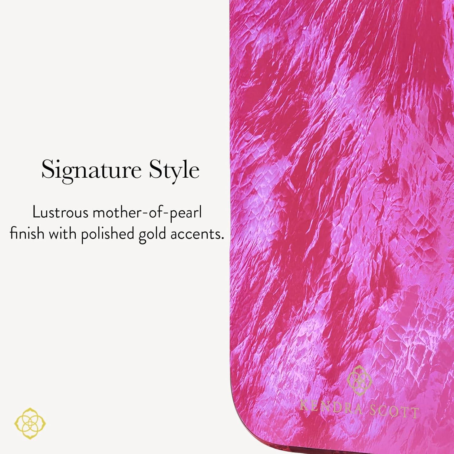 image:imageKendra Scott iPhone 17e16e151413 Case Compatible with MagSafe Designer Phone Case Faux Blue PearlFaux Raspberry Pearl