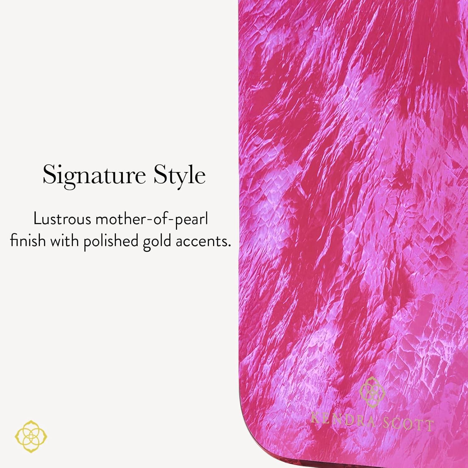 image:imageKendra Scott iPhone 17e16e151413 Case Compatible with MagSafe Designer Phone Case Faux Blue PearlFaux Raspberry Pearl