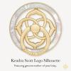 Kendra Scott Magnetic Phone Ring Grip with Stand – Removable and Collapsible – Gold Medallion(Mother of Pearl Medallion)