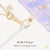 Kendra Scott Phone Charm – Detachable Cell Phone Lanyard – Abbie Mother of Pearl