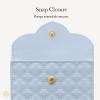 Kendra Scott Trifold MagSafe Wallet/Card Holder – Compatible with MagSafe Phones and Cases(Blue Filigree)