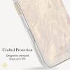 Kendra Scott iPhone 17e/16e/15/14/13 Case – Compatible with MagSafe – Designer Phone Case – Faux Blue Pearl(Faux Cream Pearl)
