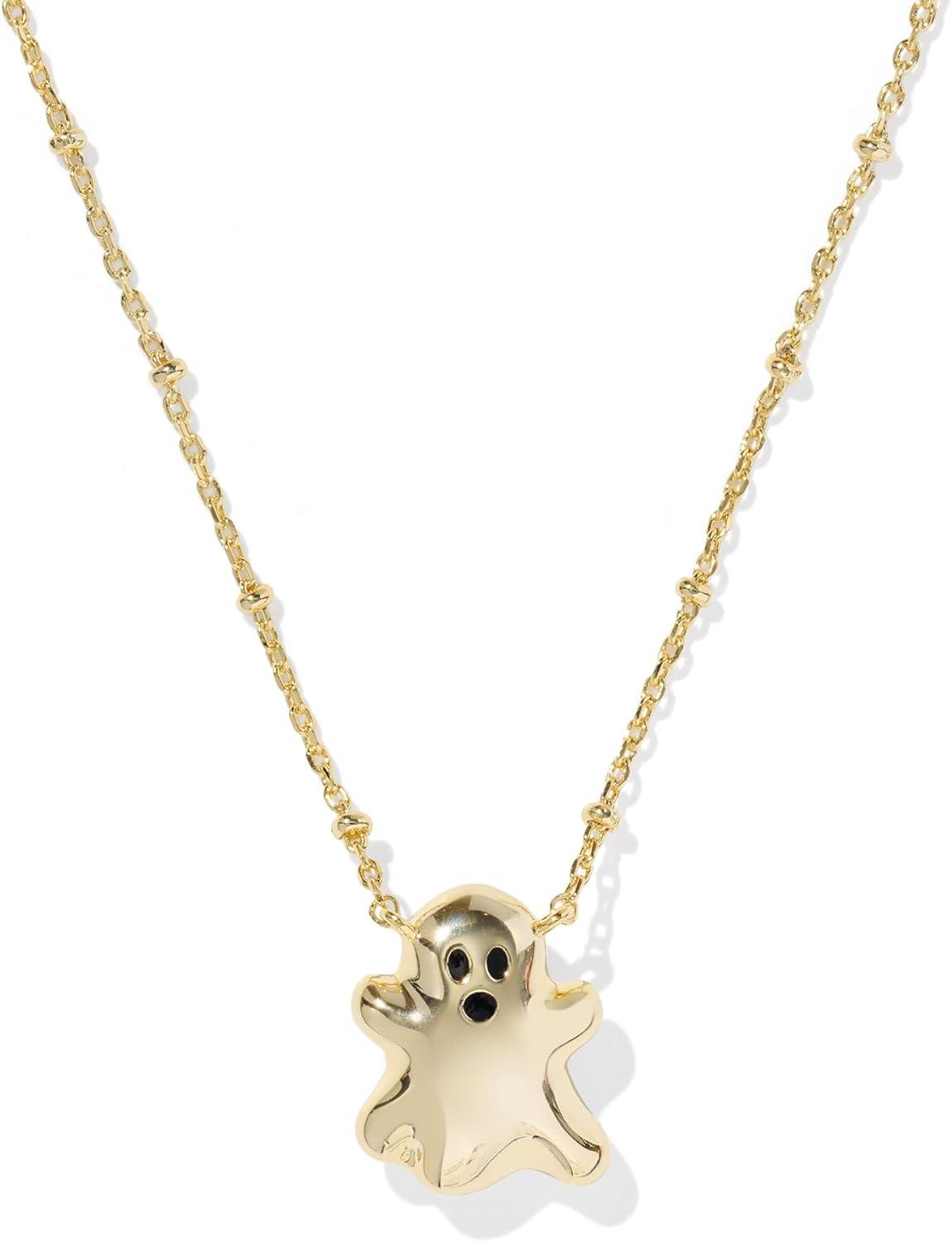 image:imageKendra Scott Ghost Short Pendant Necklace 14K GoldPlated Brass Fashion Jewelry for Women White Mop
