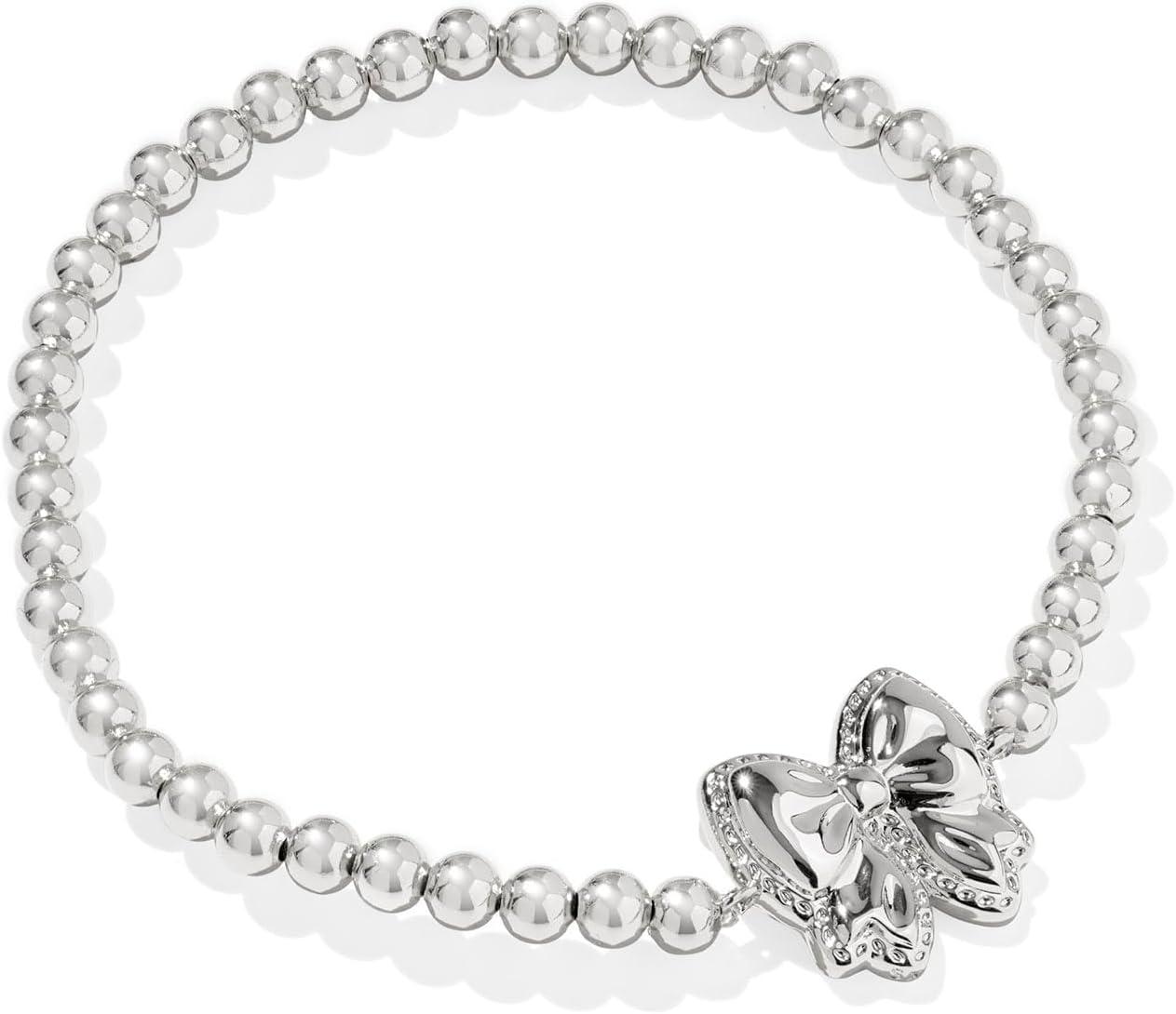 image:imageKendra Scott Haley Bow Stretch Bracelet Fashion Jewelry for WomenRHODIUM IVORY MOTHER OF PEARL