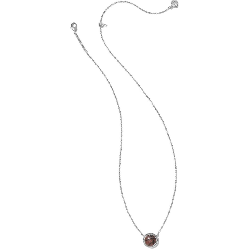 image:imageKendra Scott Basketball Short Pendant Necklace Fashion Jewelry for WomenRHODIUM