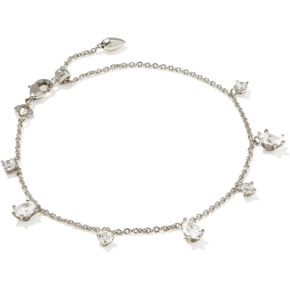 image:imageKendra Scott Cailin Delicate Chain Bracelet Fashion Jewelry for WomenRHODIUM WHITE CUBIC ZIRCONIA