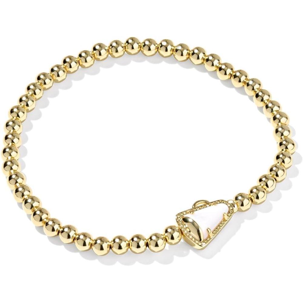 image:imageKendra Scott Cheer Stretch Bracelet Fashion Jewelry for WomenWHITE MOTHER OF PEARL