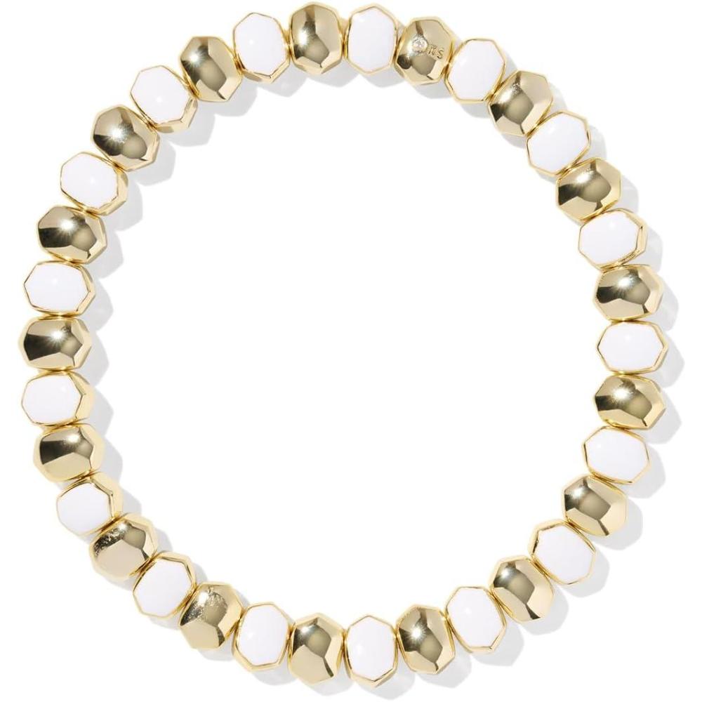 image:imageKendra Scott Daphne Enamel Stretch Bracelet Fashion Jewelry for WomenWHITE ENAMEL