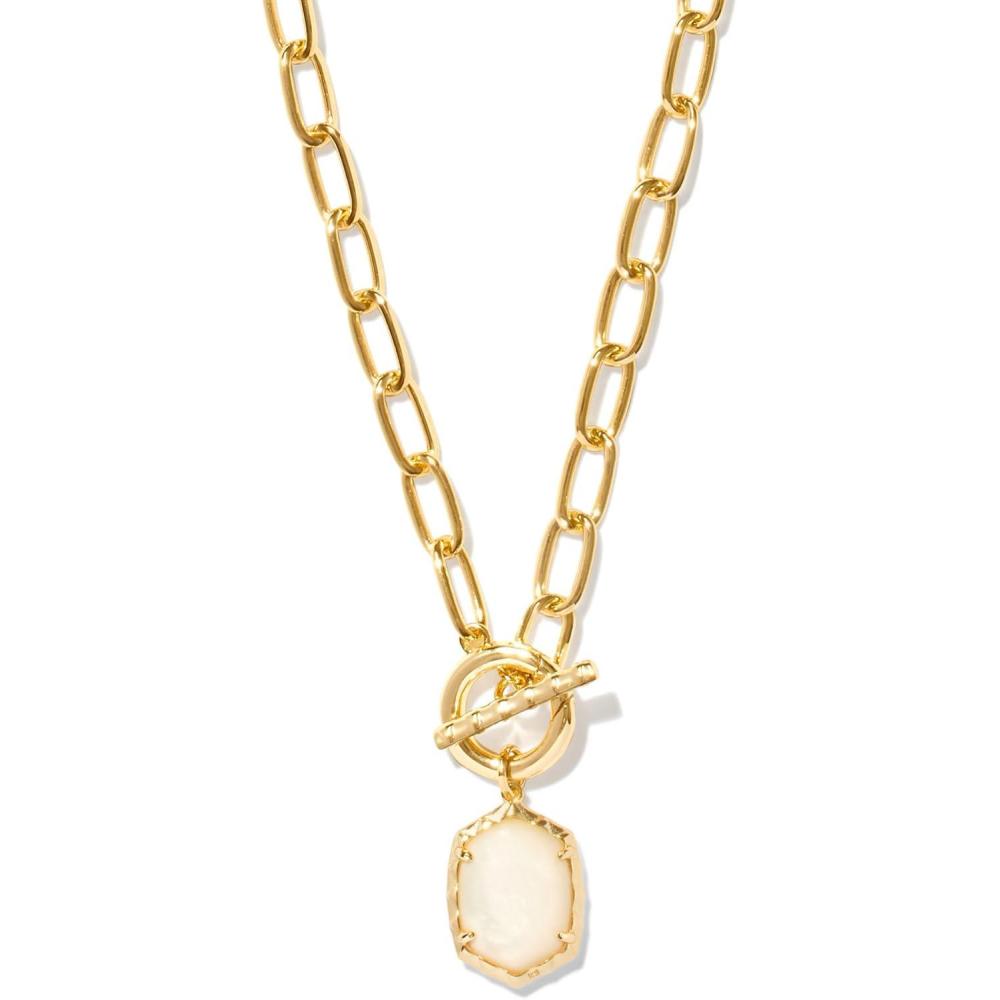 image:imageKendra Scott Daphne Link And Chain Necklace Fashion Jewelry for WomenIVORY MOTHER OF PEARL