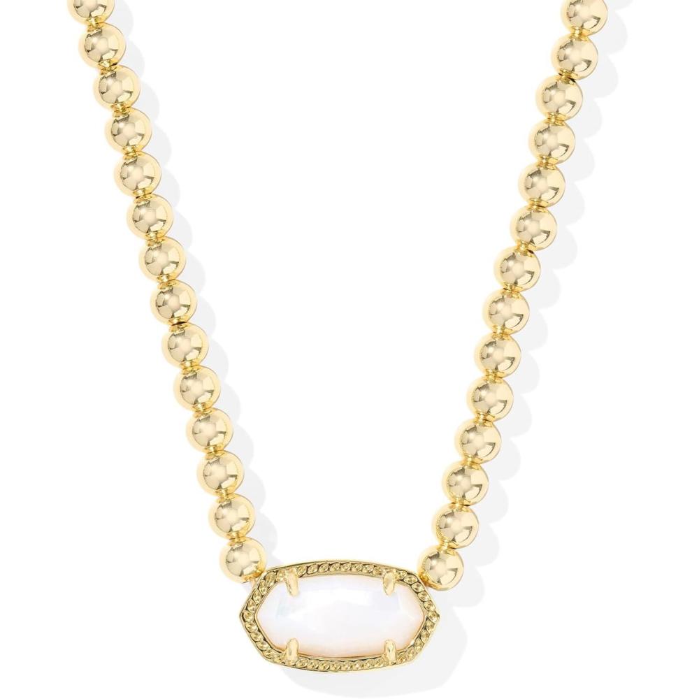 image:imageKendra Scott Elisa Beaded Necklace Fashion Jewelry for WomenIVORY MOTHER OF PEARL