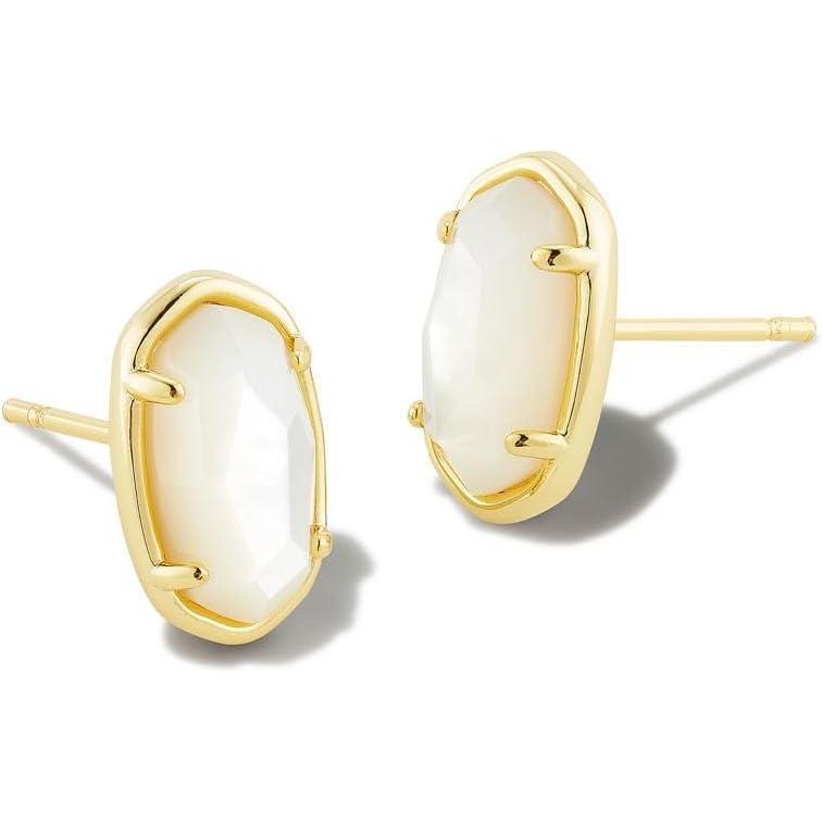 image:imageKendra Scott Grayson Stone Stud EarringsGOLD  IVORY MOTHER OF PEARL