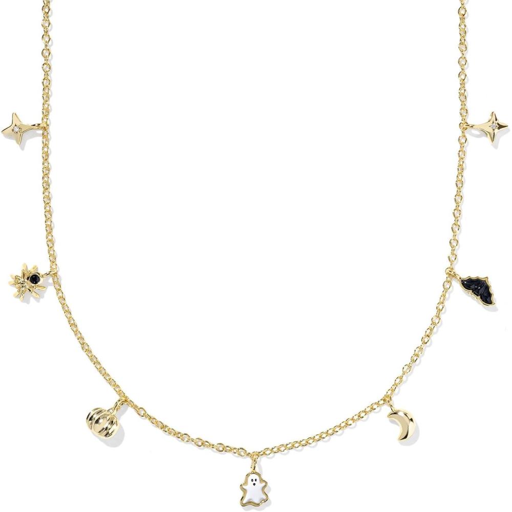 image:imageKendra Scott Halloween Strand Necklace 14K GoldPlated Brass Fashion Jewelry for Women Multi Mix