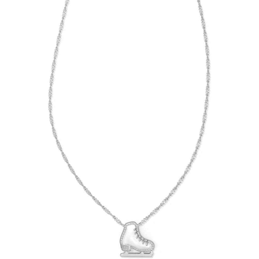 image:imageKendra Scott Ice Skate Short Pendant Necklace Fashion Jewelry for WomenRHODIUMPLATED