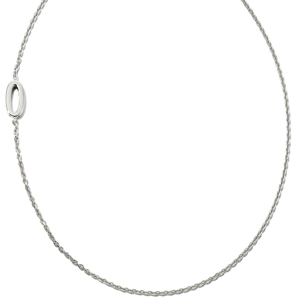 image:imageKendra Scott Letter AZ Inline Initial Necklace Sterling SilverO