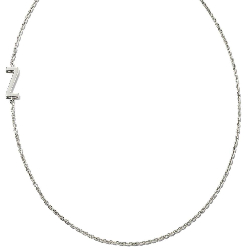 image:imageKendra Scott Letter AZ Inline Initial Necklace Sterling SilverZ