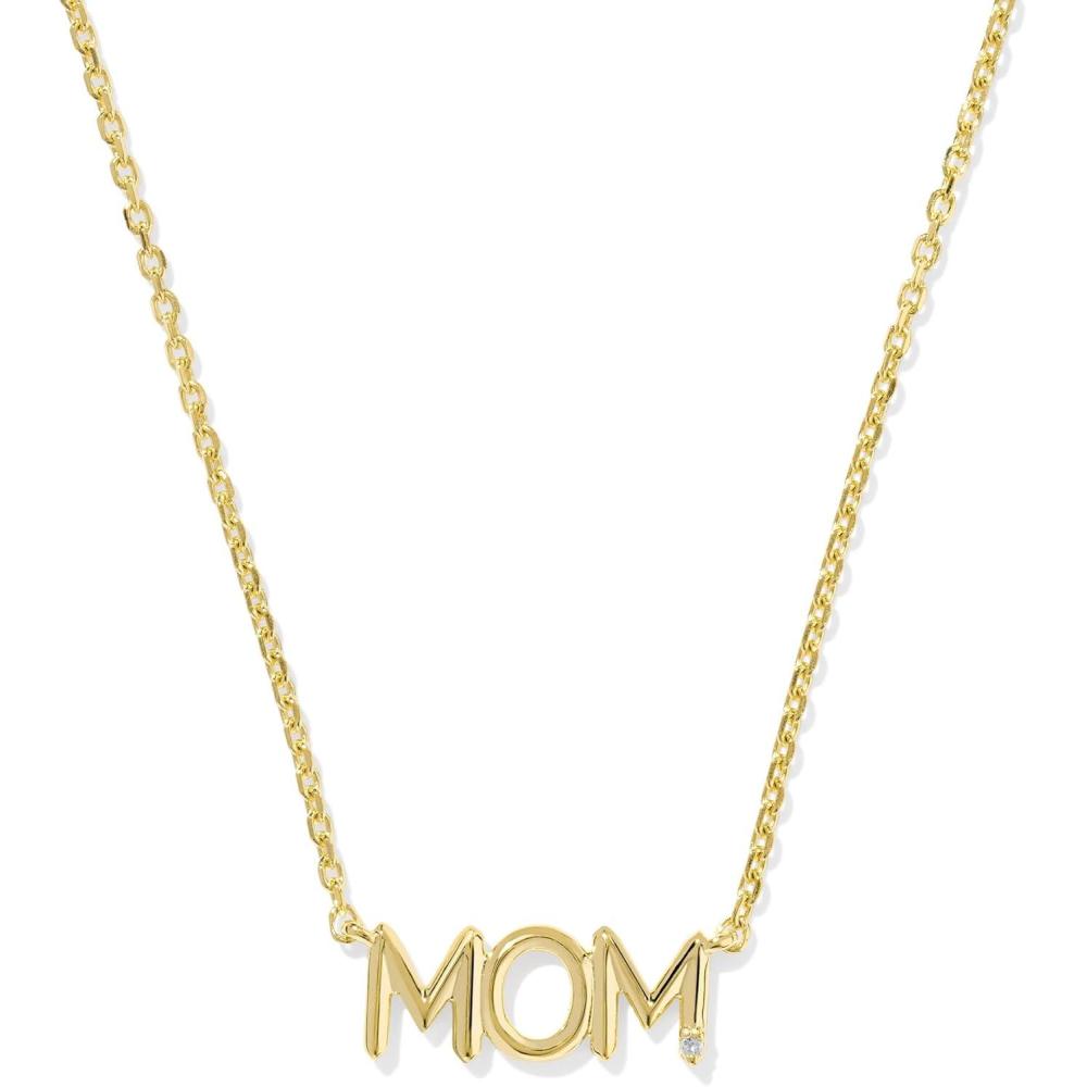 image:imageKendra Scott Mom Sparkle Short Pendant Necklace DemiFine Jewelry for Women18K GOLD VERMEIL