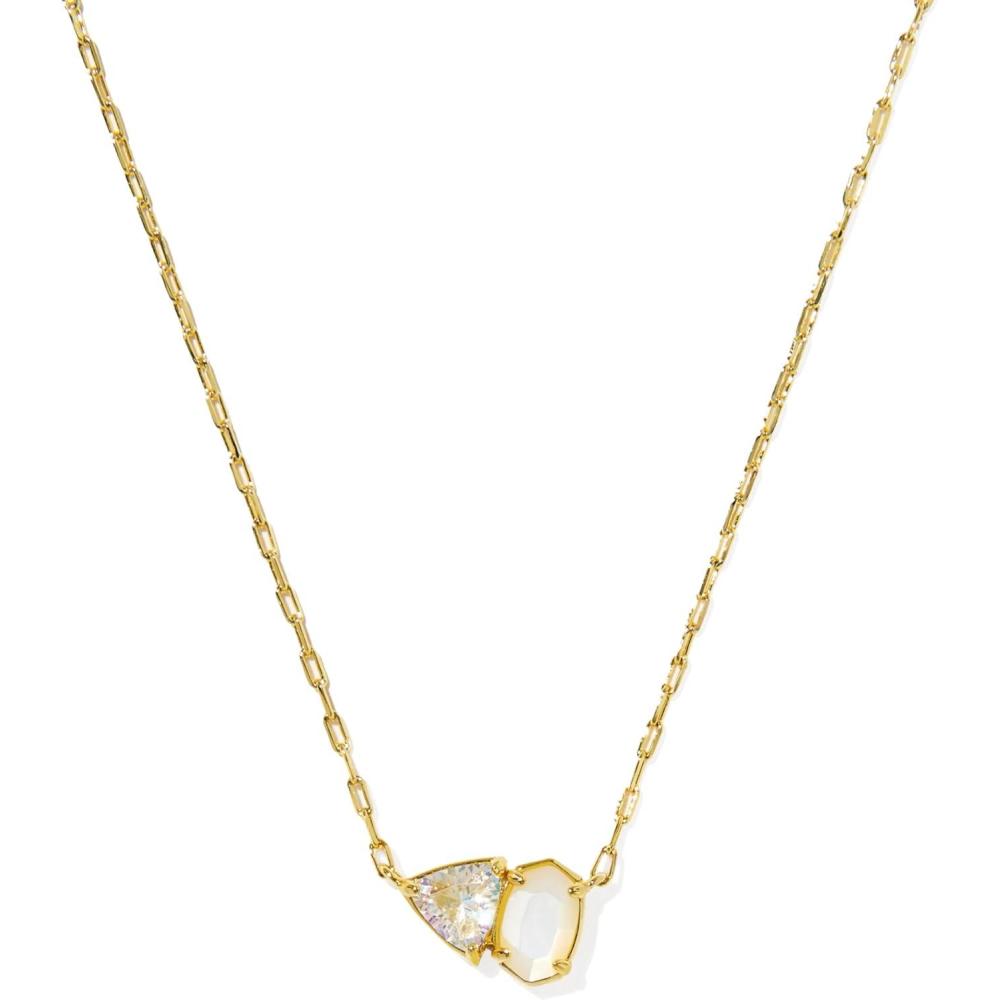 image:imageKendra Scott Tatum Short Pendant Necklace Fashion Jewelry for WomenGOLD  NEUTRAL MIX