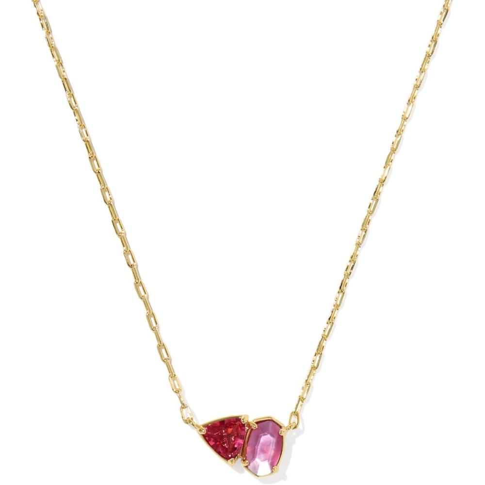 image:imageKendra Scott Tatum Short Pendant Necklace Fashion Jewelry for WomenGOLD PINK MIX