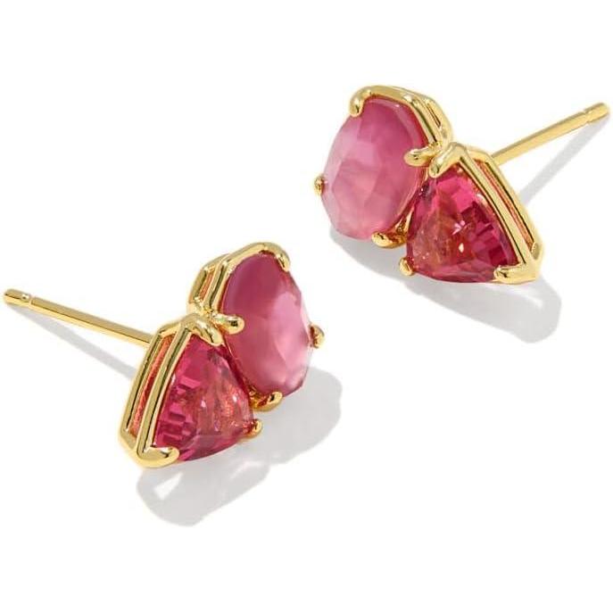 image:imageKendra Scott Tatum Stud Earrings Fashion Jewelry for WomenGOLD PINK MIX