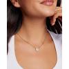 Kendra Scott Bella Short Pendant Necklace, Fashion Jewelry for Women(RHODIUM – WHITE CZ)