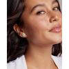 Kendra Scott Bella Stud Earrings, Fashion Jewelry for Women(GOLD – WHITE CZ)