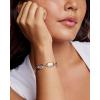 Kendra Scott Elaina Bezel Delicate Chain Bracelet, Fashion Jewelry for Women(GOLD – IVORY MOTHER OF PEARL)