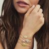 Kendra Scott Elaina Luxe Chain Bracelet, Fashion Jewelry for Women(GOLD-WHITE CUBIC ZIRCONIA)
