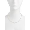 Kendra Scott Markie Half Chain Necklace, Fashion Jewelry for Women(RHODIUM-FRESHWATER CULTURED PEARL)