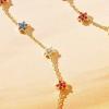Kendra Scott Sierra Star Crystal Strand Necklace, Fashion Jewelry for Women(RHODIUM – RED WHITE BLUE MIX)