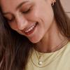 Kendra Scott Volleyball Pendant Necklace, Fashion Jewelry for Women(GOLD – WHITE MOTHER OF PEARL)