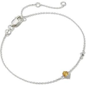 Kendra Scott Maisie Delicate Chain Bracelet(ORNG CITRINE)