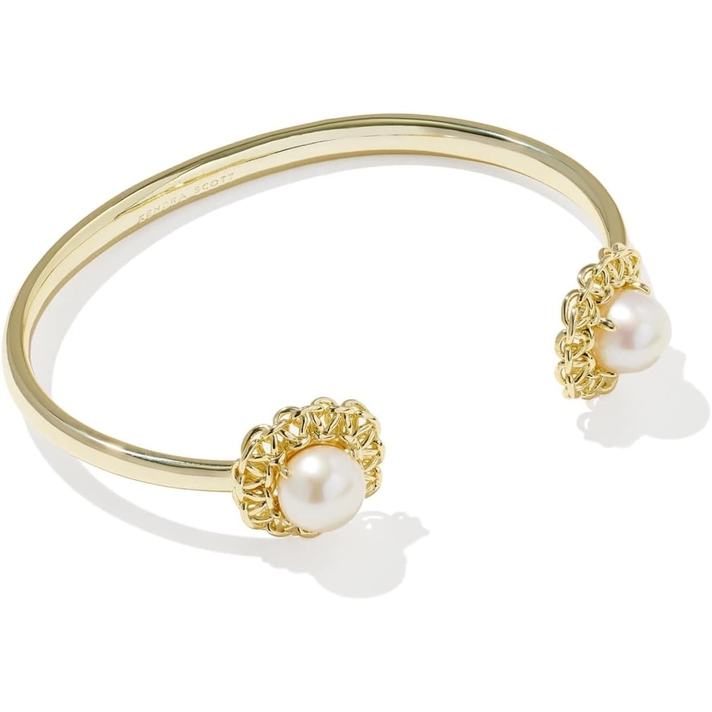 image:imageKendra Scott Gabriella Pearl Cuff Bracelet Fashion Jewelry for WomenGold Freshwater Cultured Pearl